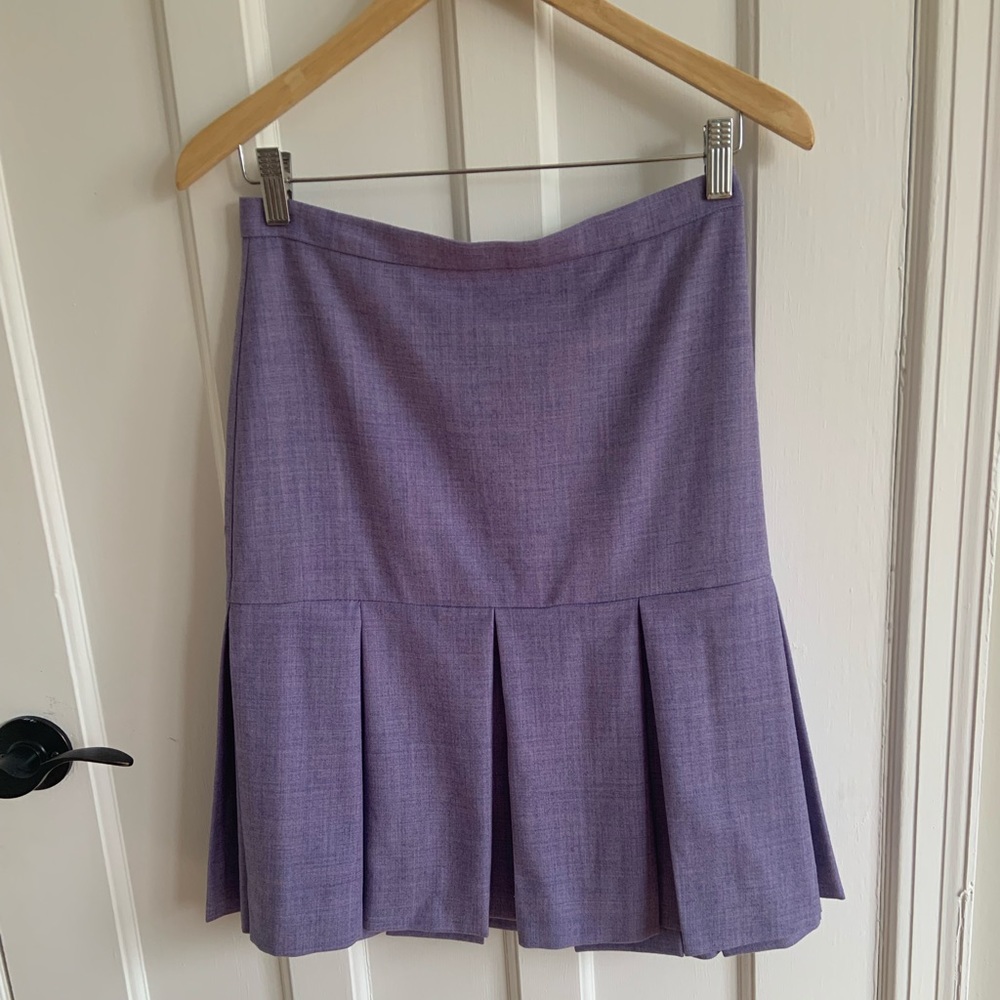 J. Crew NWT wool-blend box pleat skirt, sz 10